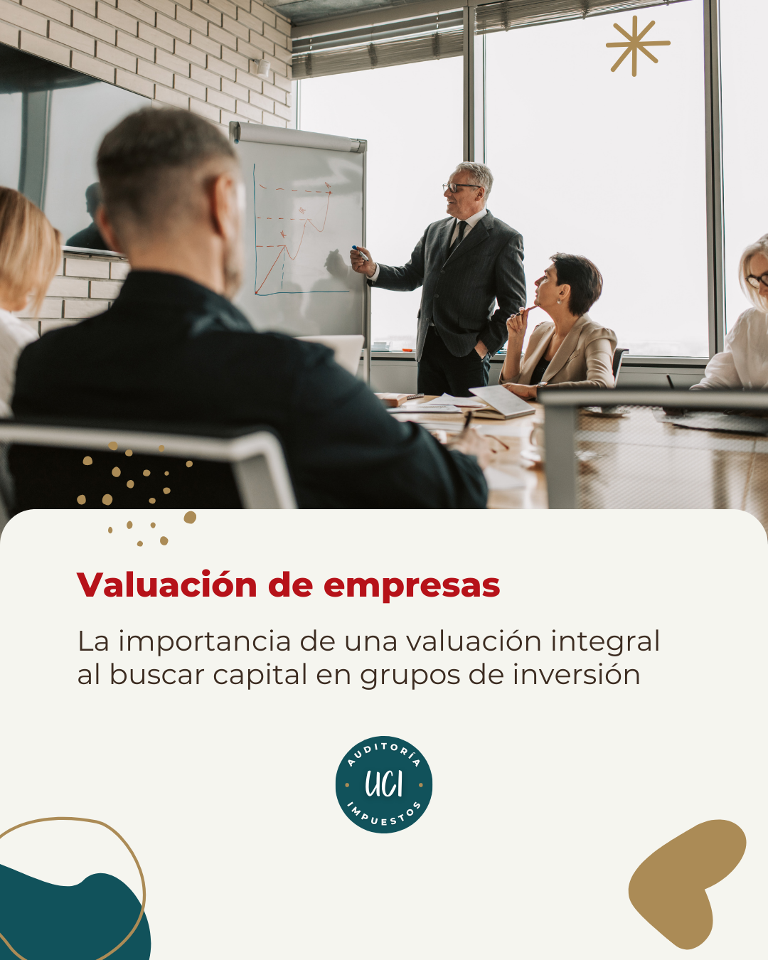 Valuación en busca de grupos de inversión